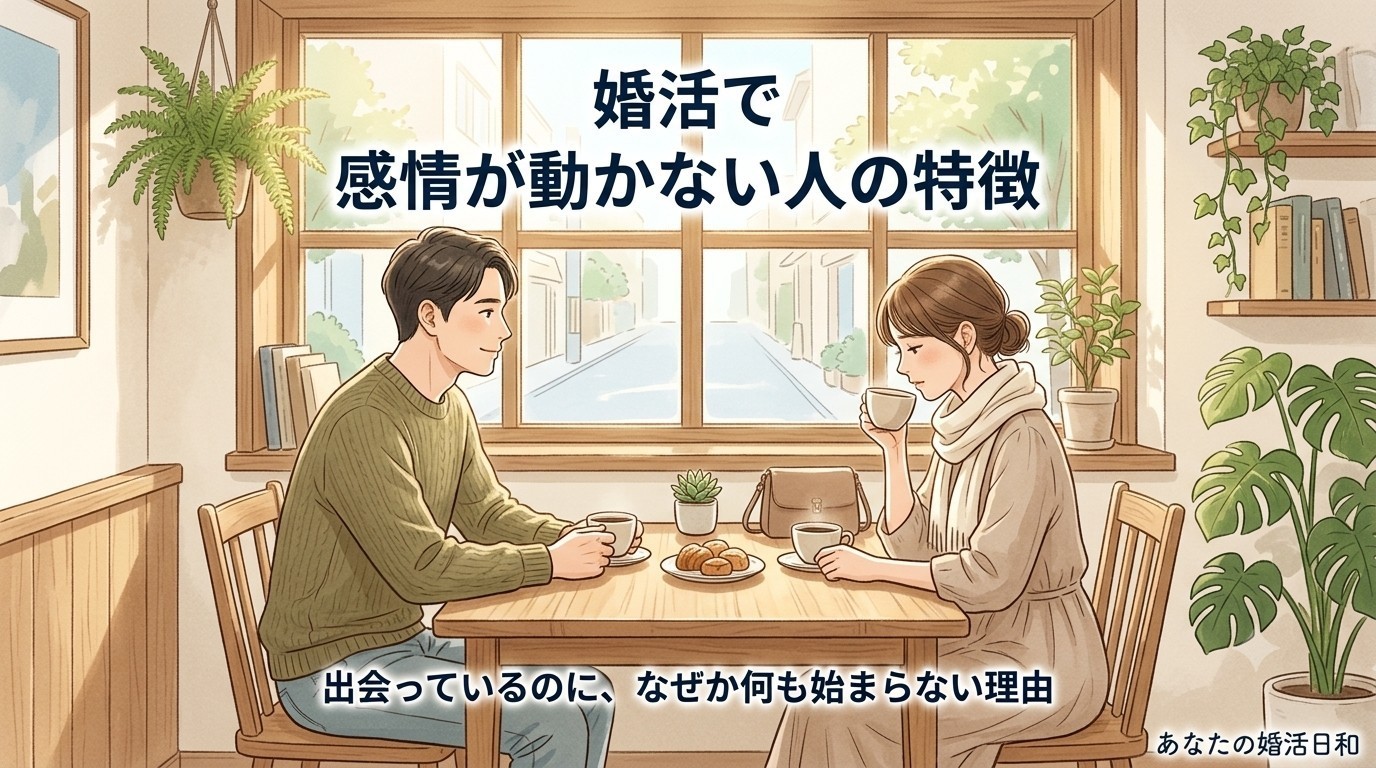婚活で感情が動かない人の特徴と原因を解説